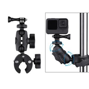 360 Rotation Adjustable Action Camera Clamp Plier Base Holder, Plier Base Holder