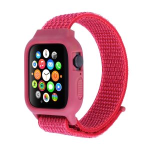 For Apple Watch Ultra 49mm&Watch Ultra 2 49mm / Series 10 46mm / 9&8&7 45mm / SE 3&SE 2&6&SE&5&4 44mm / 3&2&1 42mm Nylon Watch Band with Hook and Loop Fastener, For Apple Watch Ultra 49mm / Series 8&7 45mm / SE 2&6&SE&5&4 44mm / 3&2&1 42mm...