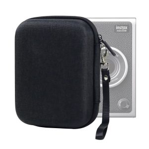 Hard Case Box Storage Bag for FUJIFILM Instax mini EVO, Fabric Pattern Black, Fabric Pattern Grey