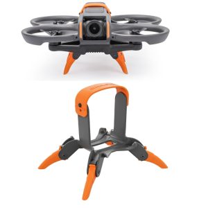 For DJI AVATA 2 Sunnylife LG797 Landing Gear Extensions Heightened Spider Gears Support Leg, Spider Gears(Orange), Spider Gears(Grey)