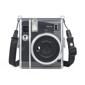 Protective Crystal Case with Strap, For FUJIFILM Instax mini 40, For FUJIFILM Instax mini 7+