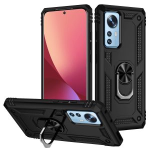 Shockproof TPU + PC Phone Case with Holder, For Xiaomi 12 Pro, For Xiaomi Redmi Note 11 Pro, For Google Pixel 7