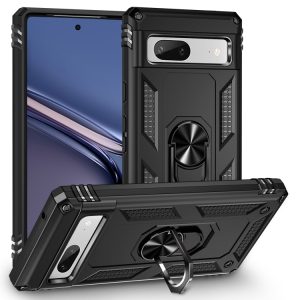 Shockproof TPU + PC Phone Case with Holder, For Google Pixel 7a, For Samsung Galaxy A54, For Xiaomi Redmi A1