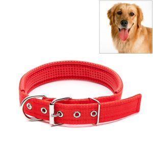 Foam Cotton  Polyester Pet Collars Pet Neck Strap Dog Neckband Cats Dogs Collars, 3.5cm x 57cm, 3.5cm x 57cm Red, 3.5cm x 57cm Black