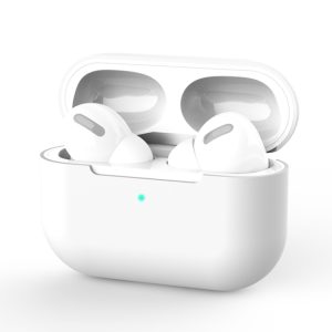For AirPods Pro Silicone Wireless Earphone Protective Case Cover without Buckle