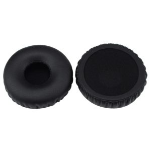 2pcs For JBL E40BT / T450 Headphones Imitation Leather + Foam Soft Earphone Protective Cover Earmuffs, For E40BT / T450 Black, For E40BT / T450 White