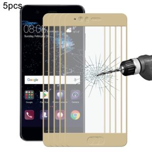 5 PCS ENKAY Hat-Prince for  Huawei P10 0.26mm 9H Hardness 2.5D Curved Full Screen Tempered Glass Screen Film, For P10