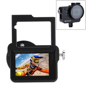 PULUZ Housing Shell CNC Aluminum Alloy Protective Cage with Insurance Frame & 52mm UV Lens for GoPro HERO(2018) /7 Black /6 /5, For HERO6 /5 Pull Frame US Stock, For HERO6 /5 Pull Frame, For HERO5 Pull Frame