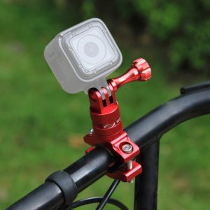 PULUZ 360 Degree Rotation Bike Aluminum Handlebar Adapter Mount with Screw for GoPro, Insta360, DJI and Other Action Cameras, China Stock (Red), China Stock (Blue), China Stock (Black)