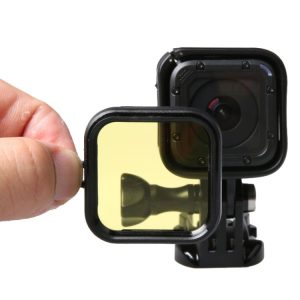 Standard Housing Diving Filter for GoPro HERO5 Session /4 Session, Diving Filter (Yellow)