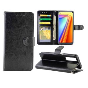 Crazy Horse Texture Leather Horizontal Flip Protective Case with Holder & Card Slots & Wallet & Photo Frame, For OPPO Realme 7/Narzo 20 Pro, For OPPO Realme 7 Pro, For OPPO Realme X7, For Goolgle Pixel 4a (4G), For Samsung Galaxy S20 FE 5G...
