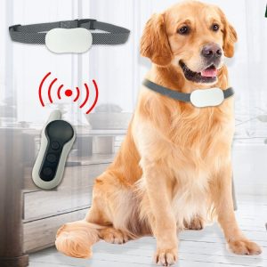 Remote Control Dog Training Device Bark Stopper Rechargeable Collar Waterproof Electric Shock Vibration Trainer, One for One