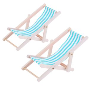 2 PCS 1:12 Beach Lounge Chair Simulation Model Outdoor Beach Scene Shooting Props Can Be Folded, Beach Lounge Chair(Sky Blue), Beach Lounge Chair(Royal Blue), Beach Lounge Chair(Red), Beach Lounge Chair(Purple), Beach Lounge Chair(Yellow)