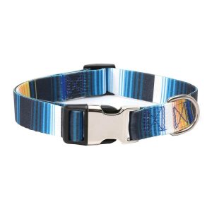 Pet Ethnic Style Polyester Cotton Print Pattern Collar, Size:, S: 1.5x27-43cm, M: 2.0x32-52cm, L: 2.5x38-61cm