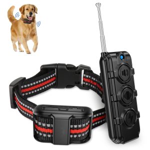 Electronic Dog Trainer Rechargeable Pet Remote Control Bark Stopper, 1 Drag 1 Red, 1 Drag 1 Orange, 1 Drag 2