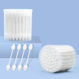 2boxes Pet Cotton Swabs Cat Dog Ear Cleaning Supplies, Pet Cotton Swabs