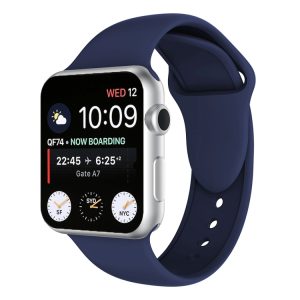 Double Rivets Silicone Watch Band for Apple Watch Series 3 & 2 & 1 38mm, Apple Watch 38mm