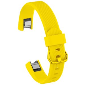Solid Color Silicone Watch Band for FITBIT Alta / HR, Size: L(Brown), L