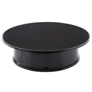 20cm 360 Degree Electric Rotating Turntable Display Stand Photography Video Shooting Props Turntable, Load 1.5kg, Powered by Battery & USB, 20cm/Powered by Battery or USB(B), 20cm/Powered by Battery or USB(W), 20cm/Powered by Battery or USB(W+B)