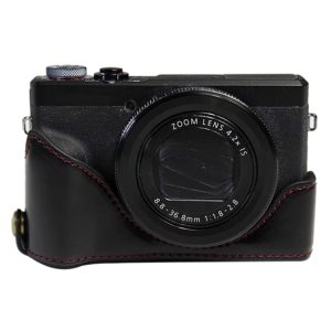 1/4 inch Thread PU Leather Camera Half Case Base for Canon G7 X Mark III / G7 X3, For Canon G7 X Mark III / G7 X3, For Canon G7 X Mark III