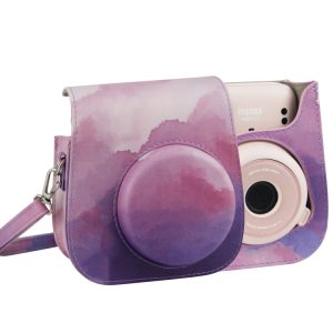 Painted Series Camera Bag with Shoulder Strap for Fujifilm Instax mini 11, For Fujifilm Instax mini 11(Fantasy Cloud), For Fujifilm Instax mini 11(Blue Pastel), For Fujifilm Instax mini 11(Oil Paint), For Fujifilm Instax mini 11(Shining Starry Sky)...