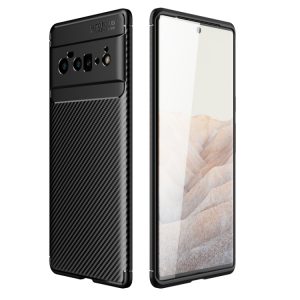 Carbon Fiber Texture Shockproof TPU Case, For Google Pixel 6 Pro, For OPPO Realme C21