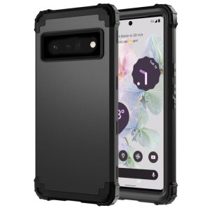 3 in 1 Shockproof PC + Silicone Protective Phone Case, For Google Pixel 6 Pro, For Google Pixel 6