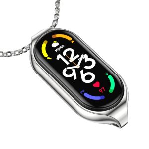 For Xiaomi Mi Band 7 / 7 NFC MIJOBS Metal Pendant Stainless Steel Watch Necklace, For Xiaomi Mi Band 7 / 7 NFC