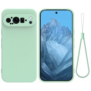 Pure Color Liquid Silicone Shockproof Phone Case, For Google Pixel 9 Pro XL, For Google Pixel 9 Pro, For Google Pixel 9, For Google Pixel 8a