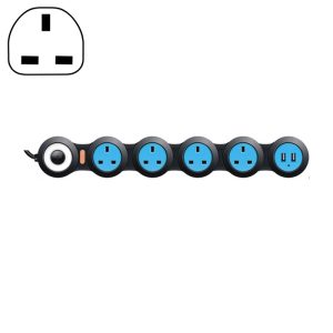Charging Plug-in Wiring Board Creative Rotary Towline Board 13A Deformed Socket with USB, UK Plug, 5-Bit Socket, 5-Bit Socket with USB