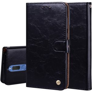 For Huawei Mate 10 Lite & Nova 2i Business Style Oil Wax Texture Horizontal Flip Leather Case with Holder & Card Slots & Wallet, For Huawei Mate 10 Lite, For Huawei Mate 10 Lite & Nova 2i