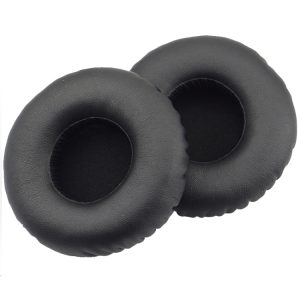2pcs For JBL Synchros S400BT Headphones Imitation Leather + Memory Foam Soft Earphone Protective Cover Earmuffs, For Synchros S400BT Black, For Synchros S400BT White