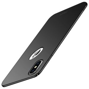 For iPhone XS MOFI Frosted PC Ultra-thin Full Coverage Case, For iPhone XS, For iPhone XS With Round Hole