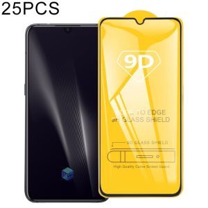 25 PCS For Vivo iQOO Pro / iQOO Pro 5G  9D Full Glue Full Screen Tempered Glass Film