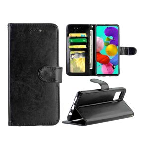Crazy Horse Texture Leather Horizontal Flip Protective Case with Holder & Card Slots & Wallet & Photo Frame, For Galaxy A51, For Galaxy A70S/A70, For Galaxy A90 5G, For LG W30, For Google Pixel4 XL, For OPPO Realme XT/X2