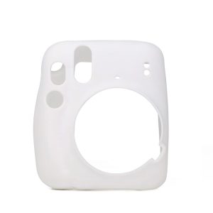 Camera Jelly Color Silicone Protective Cover For Fujifilm Instax mini 11, Jelly Color White, Jelly Color Pink, Jelly Color Purple, Jelly Color Blue