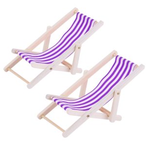 2 PCS 1:12 Beach Lounge Chair Simulation Model Outdoor Beach Scene Shooting Props Can Be Folded, Beach Lounge Chair(Purple), Beach Lounge Chair(Yellow), Beach Lounge Chair(Sky Blue), Beach Lounge Chair(Royal Blue), Beach Lounge Chair(Red)