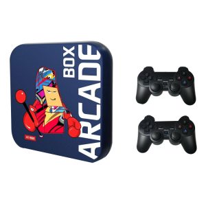 For PS1/PSP/N64/DC Wireless Video Game Machine Box 4K HD Display, UK Plug, 64G UK Plug, 128G UK Plug