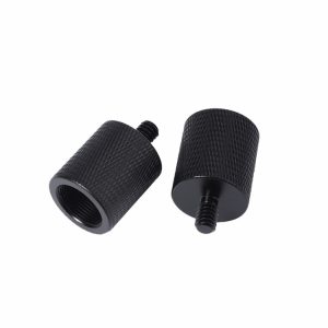 2 PCS Microphone Adapter Screw, F1 5/8-27 Female to 1/4 Male Screw, F10 5/8-27  Female to 3/8 Male Screw