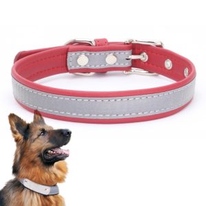 CL181K Pet Soft Reflecting Collar, XS No Iron Sheet Red, M No Iron Sheet Pink, L No Iron Sheet Dark Brown, XXL No Iron Sheet Black, S No Iron Sheet Black, M No Iron Sheet Light Green, L No Iron Sheet Light Brown, XXL No Iron Sheet Dark Blue...