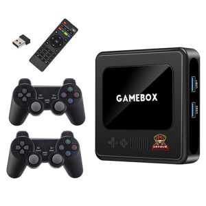 G10 GAMEBOX TV Box Dual System Wireless Android 3D Home 4K HD Game Console Support PS1 / PSP, 64G 30,000+ Games (Black), 128G 40,000+ Games (Black), 256G 60,000+ Games (Black), 64G 30,000+ Games (White), 128G 40,000+ Games (White)...