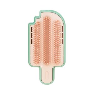 Cats Corner Self-Exciting Ice-Cream Scrubber Pet Massage Brush Toy, Simple Model, Feather Model, Peppermint Ball Model