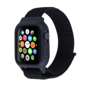 For Apple Watch Ultra 49mm&Watch Ultra 2 49mm / Series 10 46mm / 9&8&7 45mm / SE 3&SE 2&6&SE&5&4 44mm / 3&2&1 42mm Nylon Watch Band with Hook and Loop Fastener, For Apple Watch Series 7 45mm / 6 & SE & 5 & 4 44mm / 3 & 2 & 1 42mm...