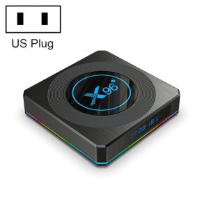 X96 X4 8K Smart TV BOX Android 11.0 Media Player with Remote Control, Amlogic S905X4 Quad Core ARM Cortex A55, RAM: 4GB, ROM: 32GB, Support 100M, Dual Band WiFi, Bluetooth, EU Plug, 4GB+32GB
