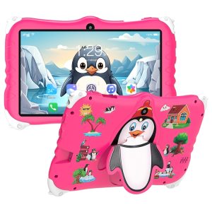 Penguin 7 inch WiFi Kids Tablet PC, Android 7.0 MT6735 Octa Core CPU, 2GB+16GB