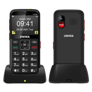 2.31 inch, UNISOC TIGER T117, 1800mAh Battery, 21 Keys, Support BT, FM, MP3, MP4, SOS, Torch, Network: 4G, with Docking Base