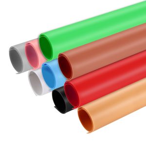 PULUZ Photography Background PVC Paper Kits for Studio Tent Box, Size: 121cm x 58cm, Backdrop 60cm(Red), Backdrop 60cm(B), Backdrop 60cm(Y), Backdrop 60cm(W)